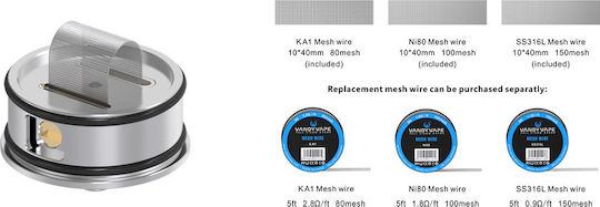 Vandy Vape Mesh RDA Silver