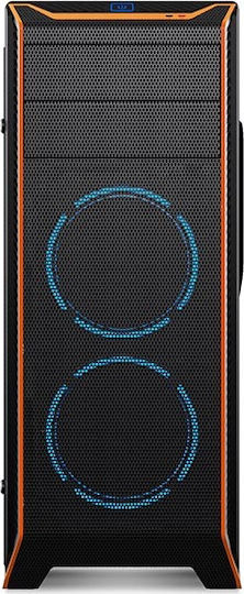 Supercase Thor TH06A Геймърско бюро Midi Tower Компютърна кутия със страничен прозорец Черен