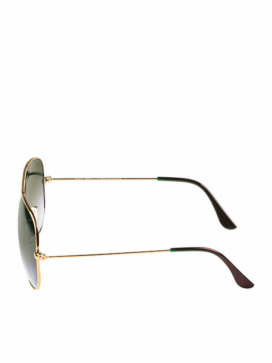 Mstrds Pureav Men's Sunglasses with Gold Metal Frame