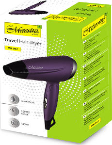 Maestro Uscător de păr de călătorie 1400W MR-207 Purple