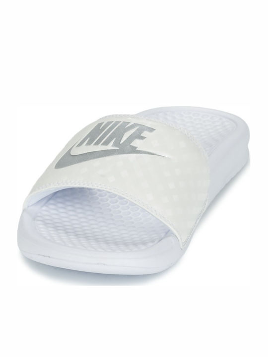 Benassi Just Do It Женски чехли в Бял цвят