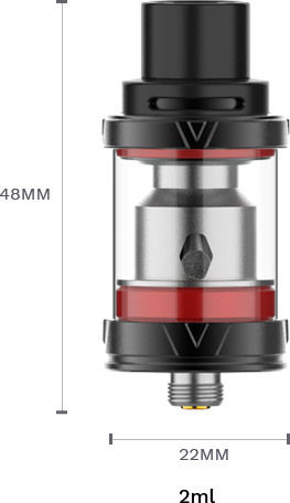 Vaporesso Veco Verdampfer für Elektronische Zigaretten 2ml Black