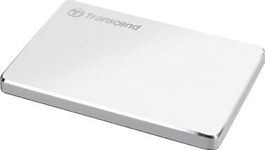 Transcend StoreJet 25C3S USB-C External 2.5" HDD 1TB Silver