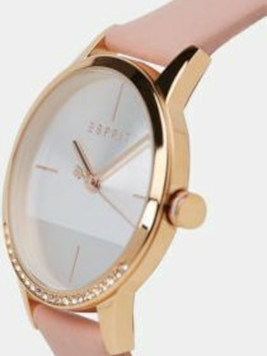 Esprit Ρολόι Μπαταρίας με Δερμάτινο Λουράκι Esprit Ρολόι Μπαταρίας με Δερμάτινο Λουράκι