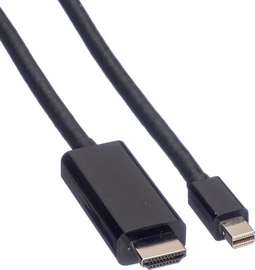 Value Cable mini DisplayPort male - HDMI male 2m Black (11.99.5796)