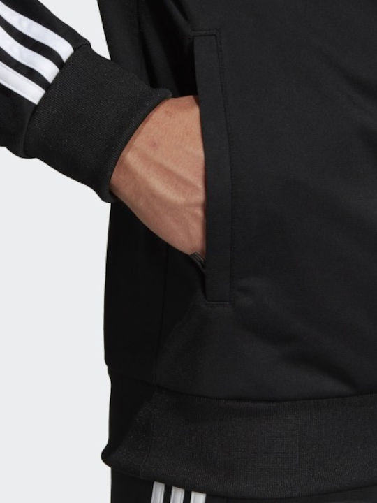 Essentials 3-Stripes Tricot Суитшърт Черен