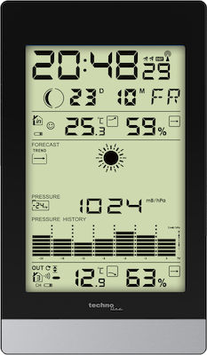 Technoline WS 9050 Wireless Digital Weather Station Wall Mounted / Tabletop Black