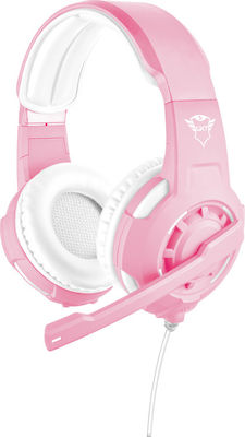 Trust GXT 310P Radius Auf dem Ohr / Über Ohr Gaming-Headset mit Verbindung 2x3,5mm / 3,5mm Rosa