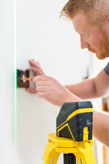 Stanley FatMax Αυτορυθμιζόμενο Γραμμικό Αλφάδι Laser Πράσινης Δέσμης με Εύρος Εργασίας 20m