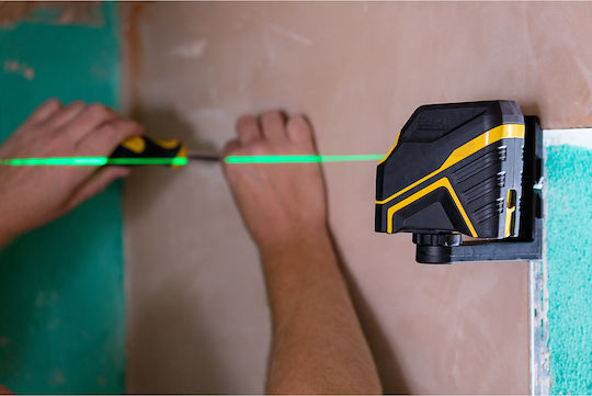Stanley FatMax Αυτορυθμιζόμενο Γραμμικό Αλφάδι Laser Πράσινης Δέσμης με Εύρος Εργασίας 20m