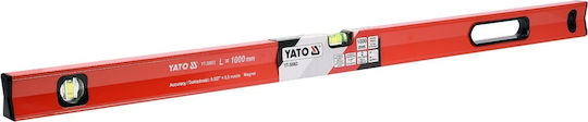 Yato YT-30063 Αλφάδι Αλουμινίου Μαγνητικό 100εκ. με 2 Μάτια