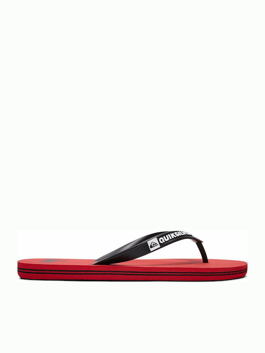 Quiksilver Molokai Men's Flip Flops Red