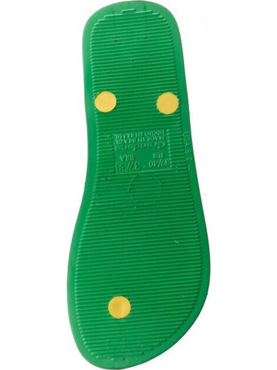 Classic Brazil II Men's Flip Flops Yellow