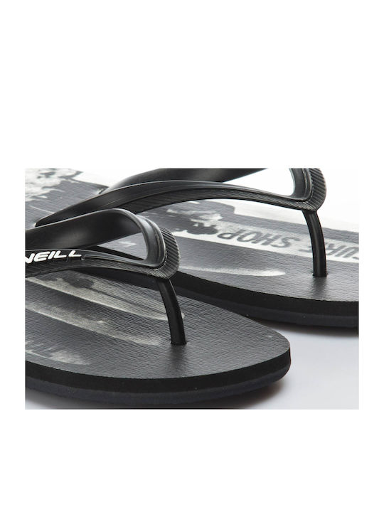O'neill Profile Photo Flip Flops σε Μαύρο Χρώμα