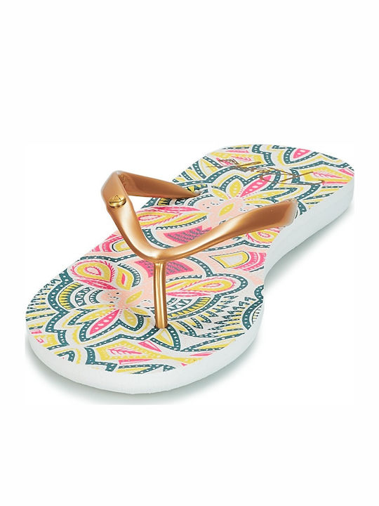 Portofino II Women's Flip Flops Gold