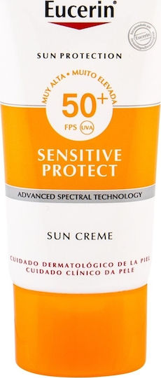 Eucerin Sun Creme Sensitive Protect Αντηλιακή Κρέμα Προσώπου SPF50 50ml