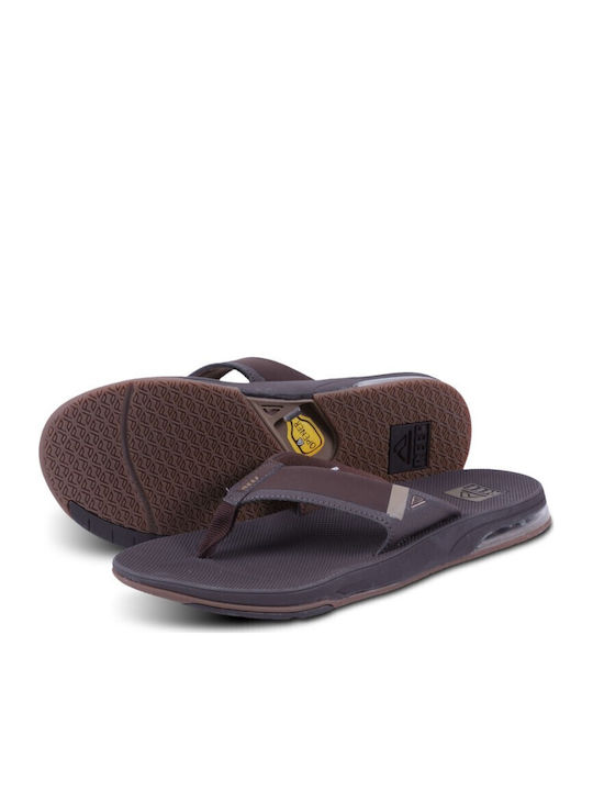 Fanning Low Slapi Bărbați Flip Flops Anatomici Maro
