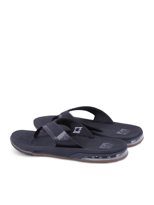 Fanning Low Ανδρικά Flip Flops Ανατομικά Μαύρα