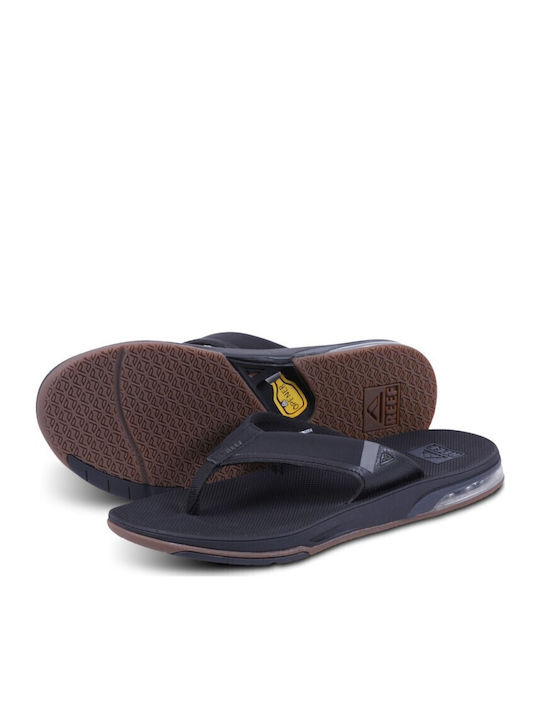 Fanning Low Ανδρικά Flip Flops Ανατομικά Μαύρα