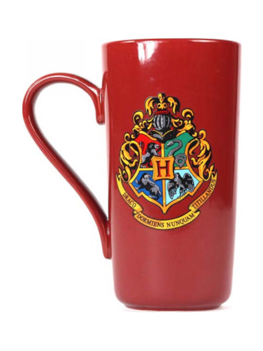 Half Moon Bay Harry Potter Latte Mug Platform 9 3/4 Ceramic Cup Red 500ml MUGLHP02