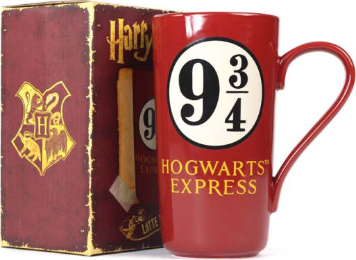 Half Moon Bay Harry Potter Latte Mug Platform 9 3/4 Cană Ceramică Roșie 500ml MUGLHP02 1buc