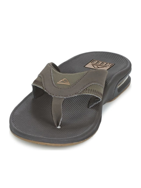 Fanning Men's Flip Flops Brown/Gum