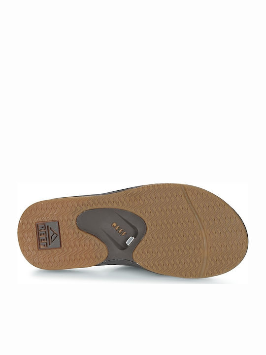 Fanning Men's Flip Flops Brown/Gum