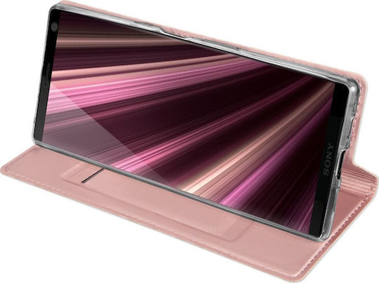 Dux Ducis Skin Pro Book Piele artificială Rose Gold (Xperia 10 Plus)
