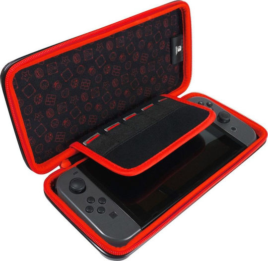 Hori Alumi Case SuperMario Schalter Rot