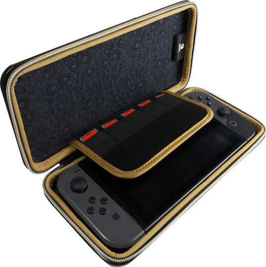 Hori Alumi Case Πλαστική Θήκη Μεταφοράς Zelda Breath of the Wild για Κονσόλα Switch Μαύρη