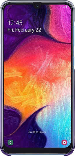 Samsung Gradation Cover Violet Back Cover Silicone Purple (Galaxy A50)