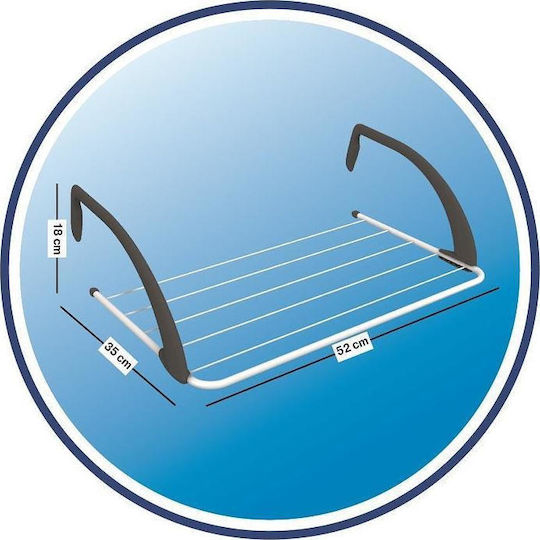 Vileda Express Hanging Clothes Drying Rack Aluminum with Hanging Length 3m