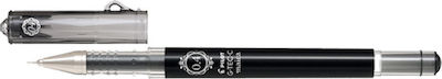 Pilot Maica Stift Gel 0.4mm mit Schwarz Tinte Schwarz Körper BL-GCM4-B