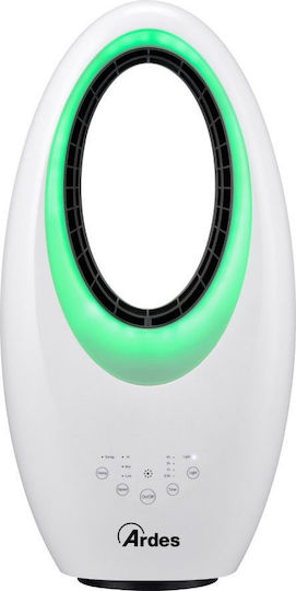 Ardes AR5BL1 Ανεμιστήρας Χωρίς Πτερύγια 40W με Τηλεχειριστήριο Λευκός