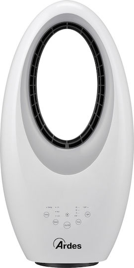 Ardes AR5BL1 Ανεμιστήρας Χωρίς Πτερύγια 40W με Τηλεχειριστήριο Λευκός