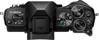 Olympus OM-D E-M10 Mark III Mirrorless Camera Micro Four Thirds (4/3") Kit (ED 14‑42mm F3.5‑5.6 II R + ED 40‑150mm F4‑5.6 R) Black