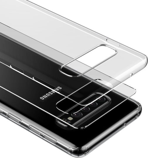 Baseus Simple Back Cover Silicone Transparent (Galaxy S10+)