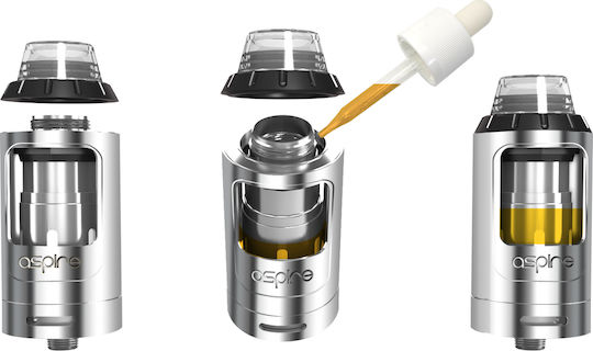Aspire Athos Атомайзер за Електронни Цигари 2мл 25мм Silver