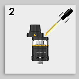 Vaporesso Cascade Mini Atomizor pentru Țigări Electronice 2ml SS