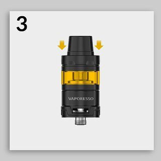 Vaporesso Cascade Mini Atomizor pentru Țigări Electronice 2ml SS