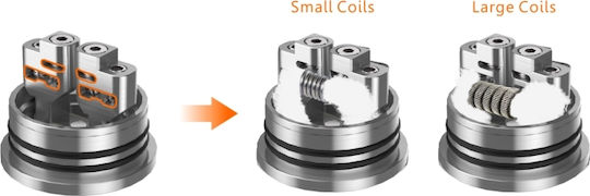 Geek Vape Peerless Verdampfer für Elektronische Zigaretten RDA 24mm SS