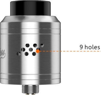 Geek Vape Peerless Verdampfer für Elektronische Zigaretten RDA 24mm SS