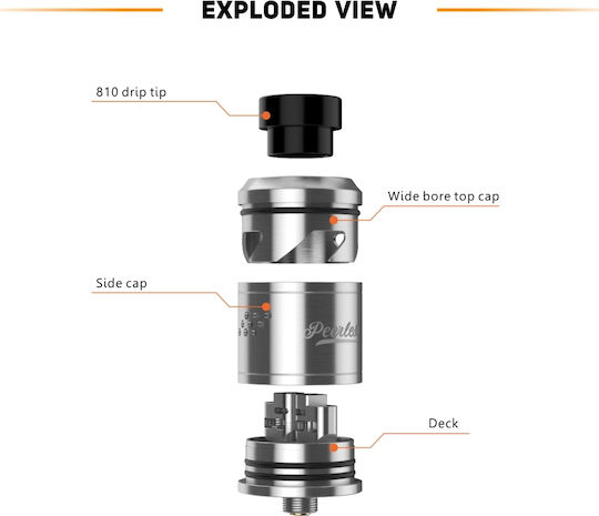 Geek Vape Peerless Verdampfer für Elektronische Zigaretten RDA 24mm SS