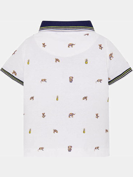 Mayoral Kids Polo Short Sleeve White