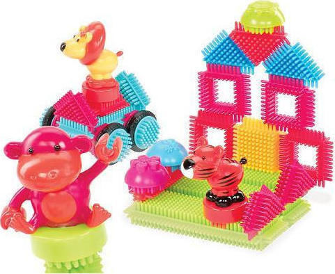 B.Toys Bristles Wedge Blocks Bristle Blocks Jungle Set for 2+ Years 54pcs