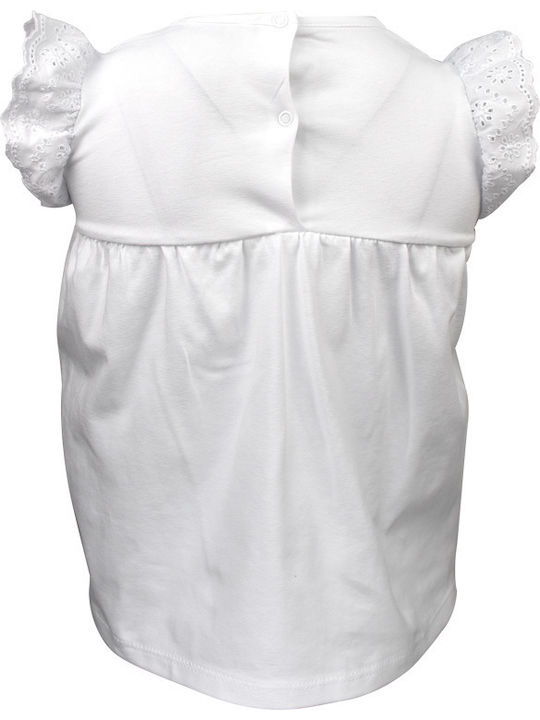 Evita Kids Blouse Sleeveless White