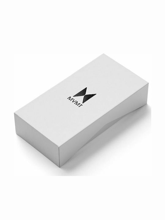 MVMT Bloom Γυναικείο Ρολόι 36mm Μπαταρίας με Ροζ Δερμάτινο Λουράκι