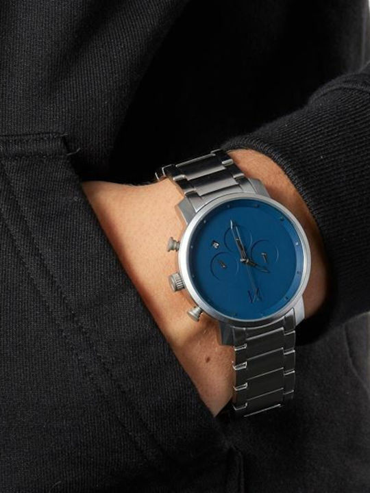MVMT Chrono Ρολόι Μπαταρίας με Μεταλλικό Μπρασελέ