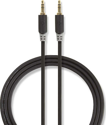 Nedis 3.5mm male - 3.5mm male Cable Black 1m (CABW22000AT10)