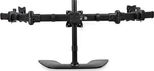 StarTech Schreibtisch Halterung für 3 Monitore bis 27" mit Arm (ARMBARTRIO2)